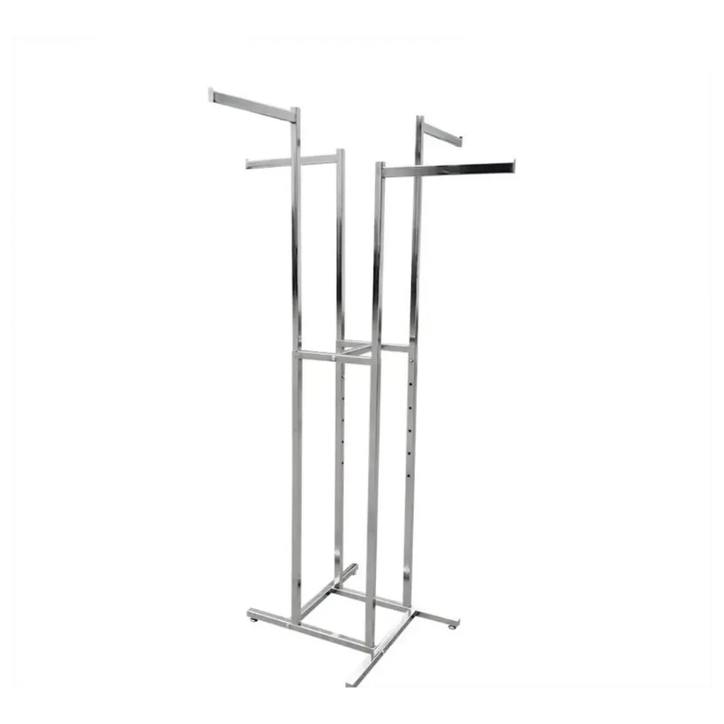 [AF049] Perchero De 4 Brazos (Plateado)