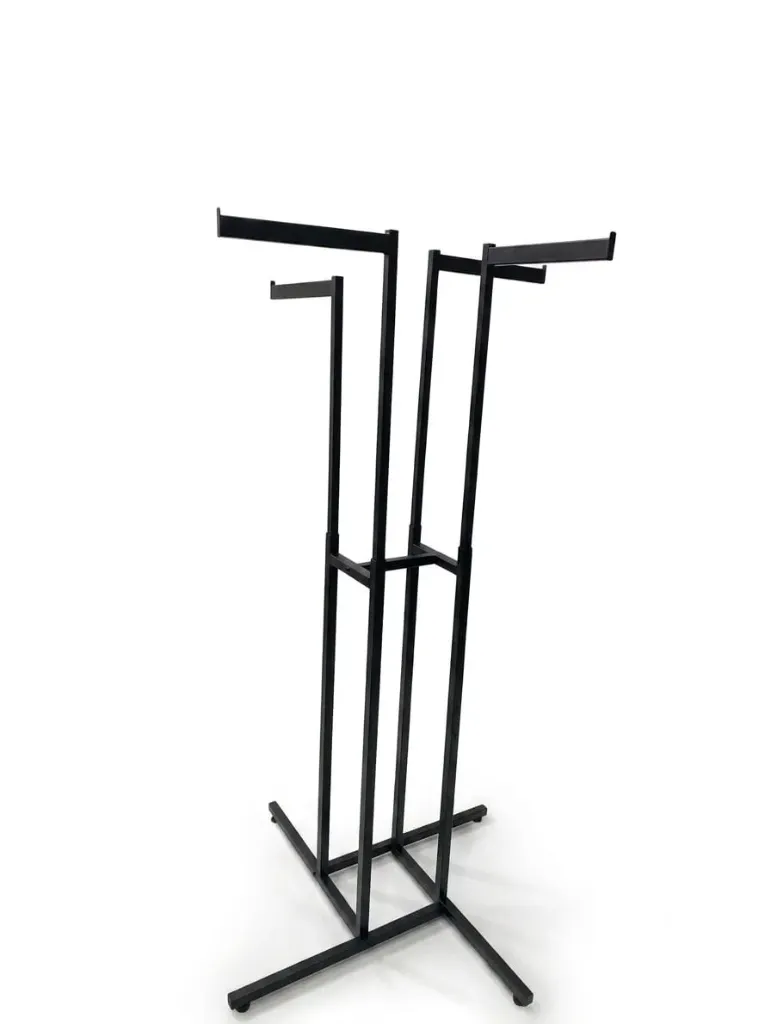 [AF-607E] Exhibidor De 4 Brazos (Negro)