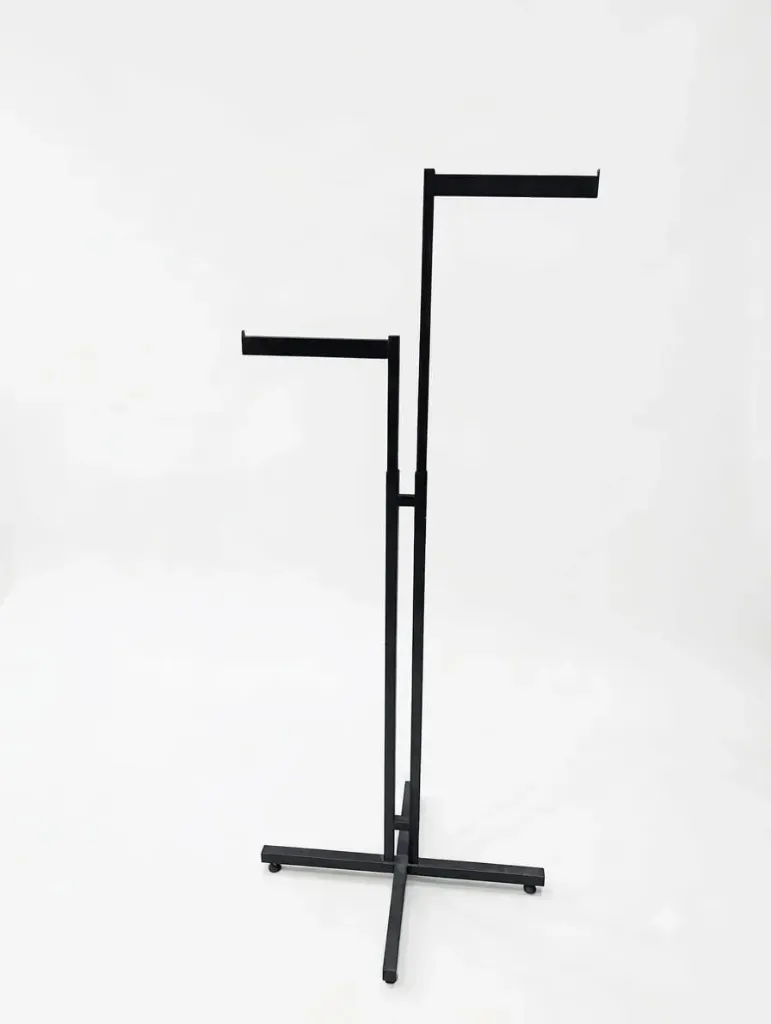 [AF-610E] Exhibidor De 2 Brazos (Negro)